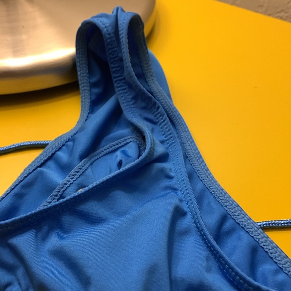 Envy mens Lace Up thong L Bluew - Picture 8 of 8